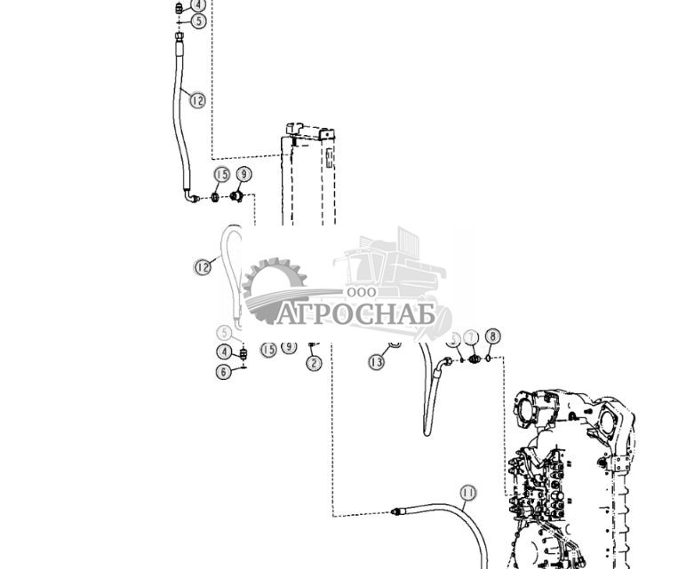 Шланги охладителя трансмиссии - ST3377 294.jpg